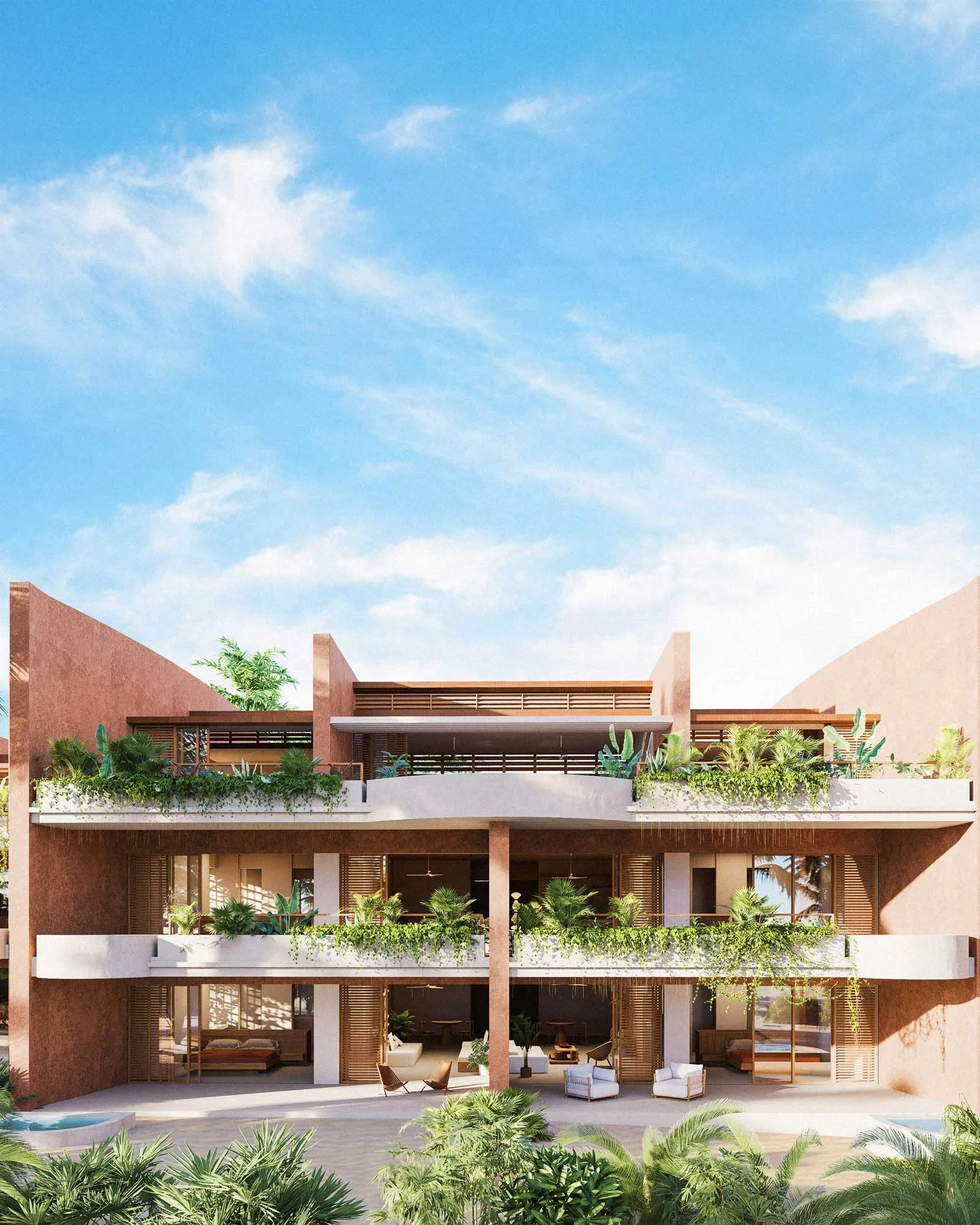 Villas Pacífico — 1–3 bedroom residence at Costa Paraíso, Playa Larga